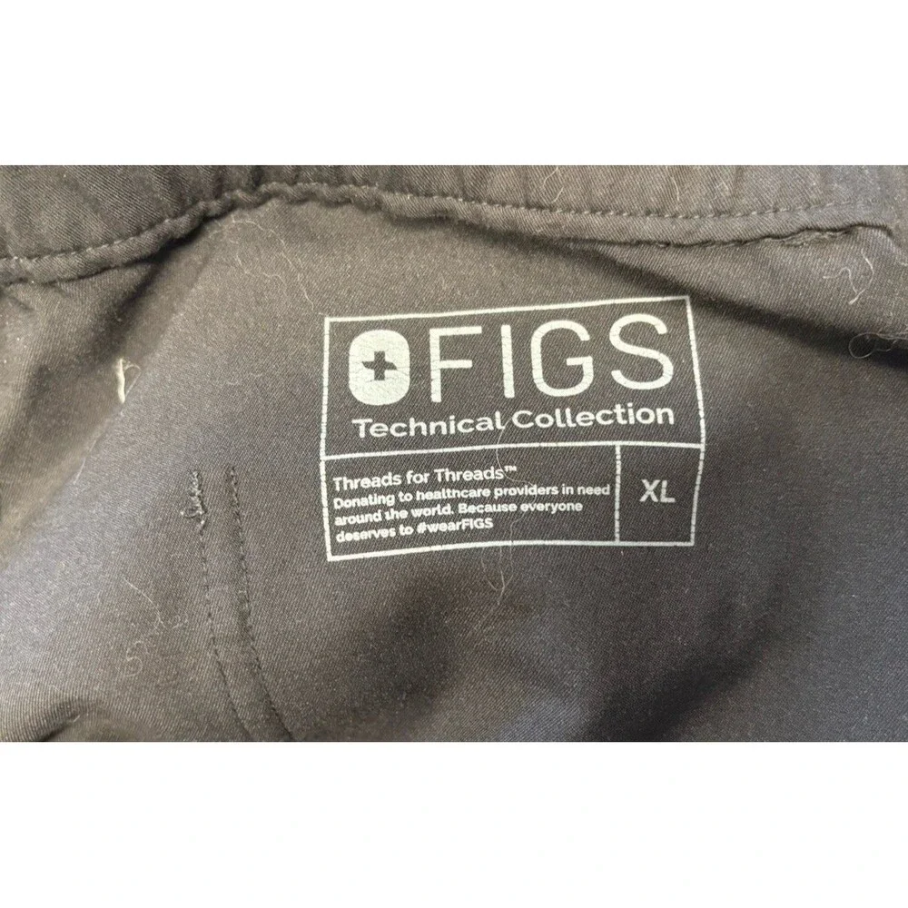 Figs Technical Collection Navy Blue Cairo Cargo  Straight Leg Scrub Pants XL - Picture 10 of 12